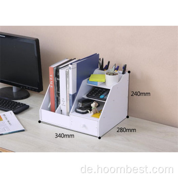 Buchhalter Desktop-Organizer Vertikaler Ordner mit Bleistift